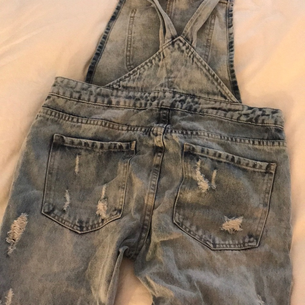 Distressed Overalls - Picture 5 of 7
